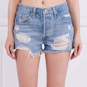 Levi's 501 Original Relaxed Fit Distressed Shorts